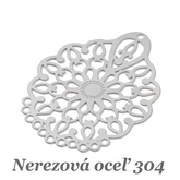 Medzikus - filigránové ramienko - nerez. oceľ 304