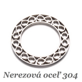 Ozdobný kruh Nekonečno - nerez. oceľ 304