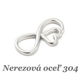 Nekonečno so srdiečkom - nerez. oceľ 304