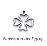 Štvorlístok - nerez. oceľ 304